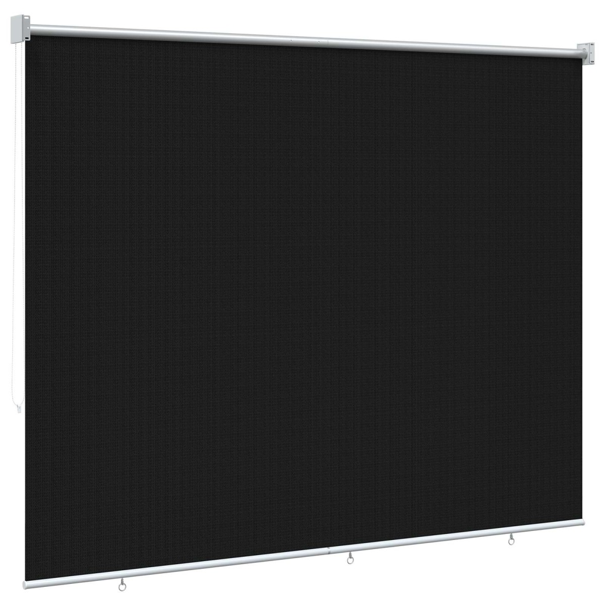 vidaXL Ρολό Εξωτερικού Χώρου 90% Φραγμός UV Μαύρο 200 x 140 cm HDPE