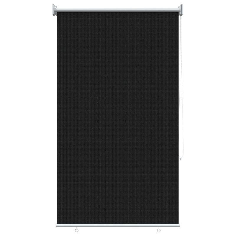 vidaXL Ρολό Εξωτερικού Χώρου 90% Φραγμός UV Μαύρο 80 x 230 cm HDPE
