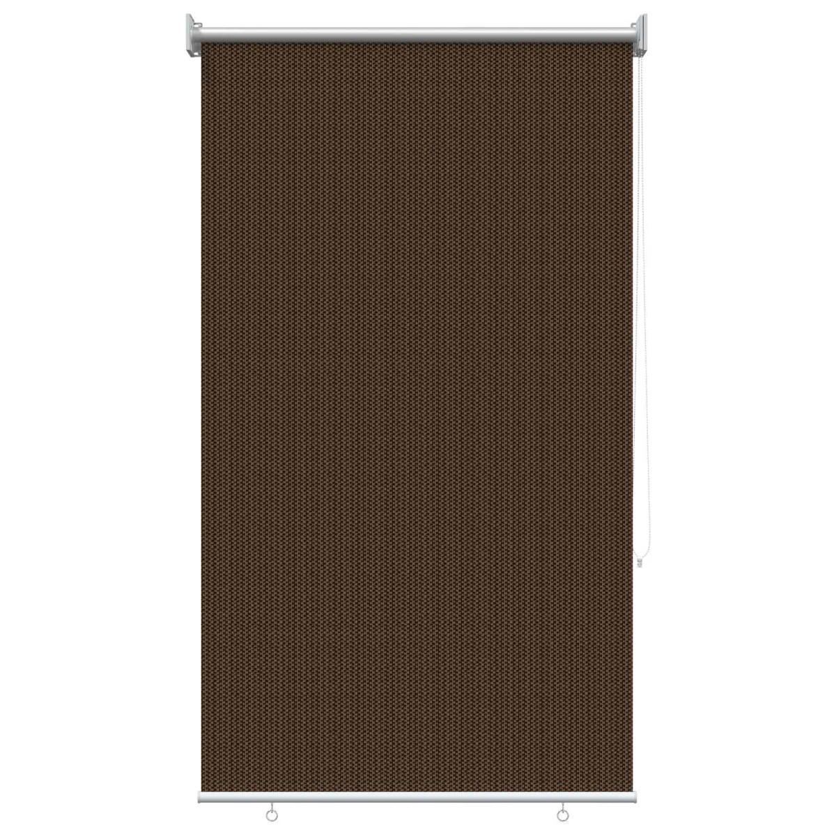 vidaXL Ρολό Εξωτερικού Χώρου 90% Φραγμός UV Καφέ 80 x 140 cm HDPE