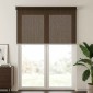 vidaXL Ρολό Εξωτερικού Χώρου 90% Φραγμός UV Καφέ 80 x 230 cm HDPE
