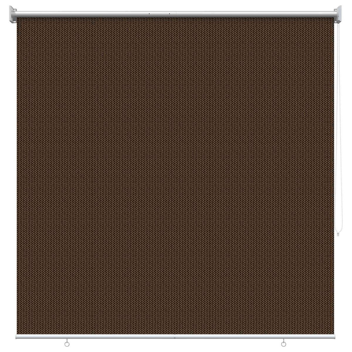 vidaXL Ρολό Εξωτερικού Χώρου 90% Φραγμός UV Καφέ 120 x 230 cm HDPE