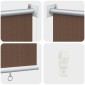 vidaXL Ρολό Εξωτερικού Χώρου 90% Φραγμός UV Taupe 400 x 140 cm HDPE