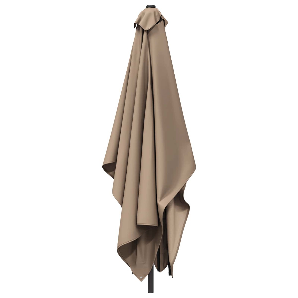 vidaXL Ομπρέλα Κήπου 200 x 300 cm Πολυεστέρας Ορθογώνιος Taupe