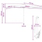 vidaXL Ομπρέλα Κήπου 200 x 300 cm Πολυεστέρας Ορθογώνιος Taupe