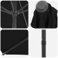 vidaXL Ομπρέλα Κήπου 200 x 300 cm Πολυεστέρας Ορθογώνιος Μαύρο