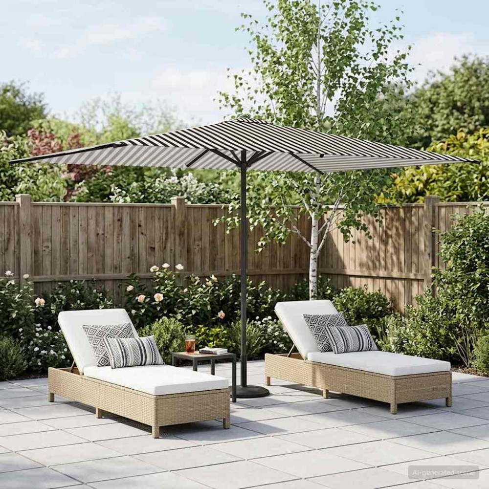 vidaXL Ομπρέλα Κήπου 200 x 300 cm Πολυεστέρας Ορθογώνιος