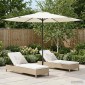 vidaXL Ομπρέλα Κήπου 300 x 300 cm Πολυεστέρας Ορθογώνιος Κρεμ