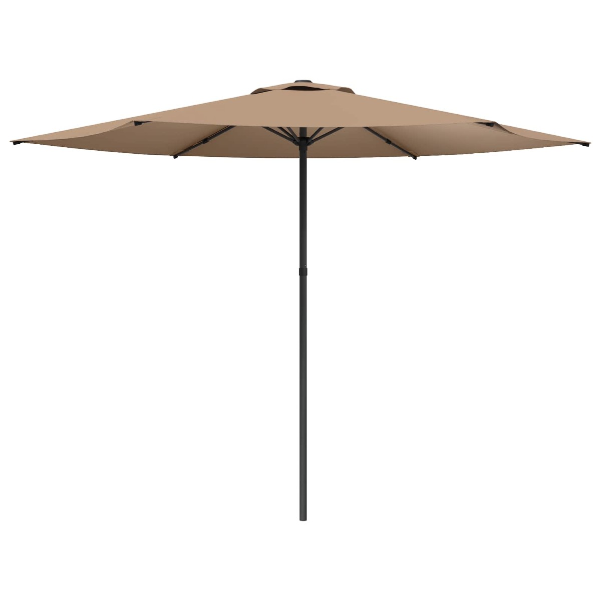 vidaXL Ομπρέλα Κήπου 300 x 300 cm Πολυεστέρας Ορθογώνιος Taupe
