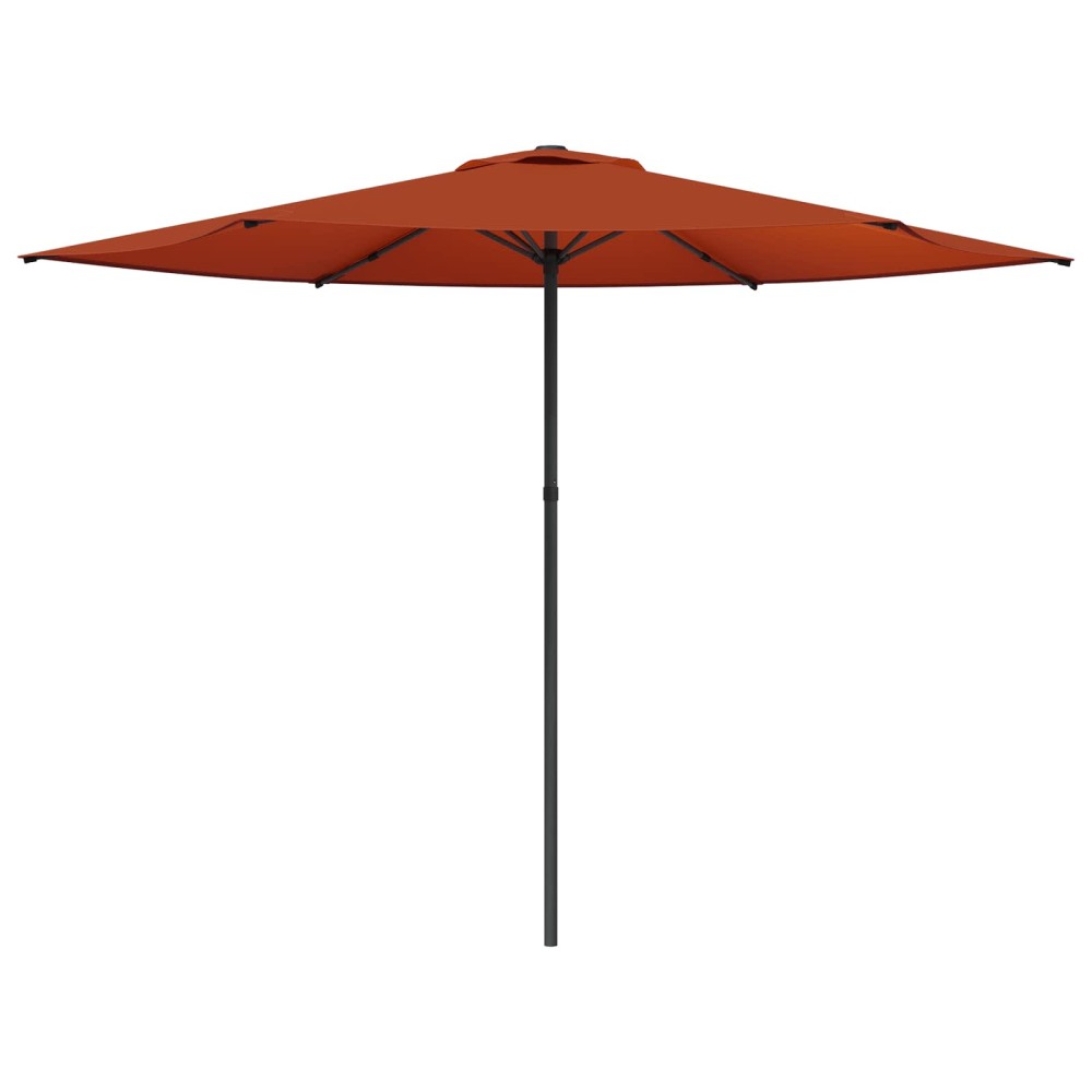 vidaXL Ομπρέλα Κήπου 300 x 300 cm Πολυεστέρας Ορθογώνιος Τερακότα