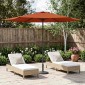 vidaXL Ομπρέλα Κήπου 300 x 300 cm Πολυεστέρας Ορθογώνιος Τερακότα