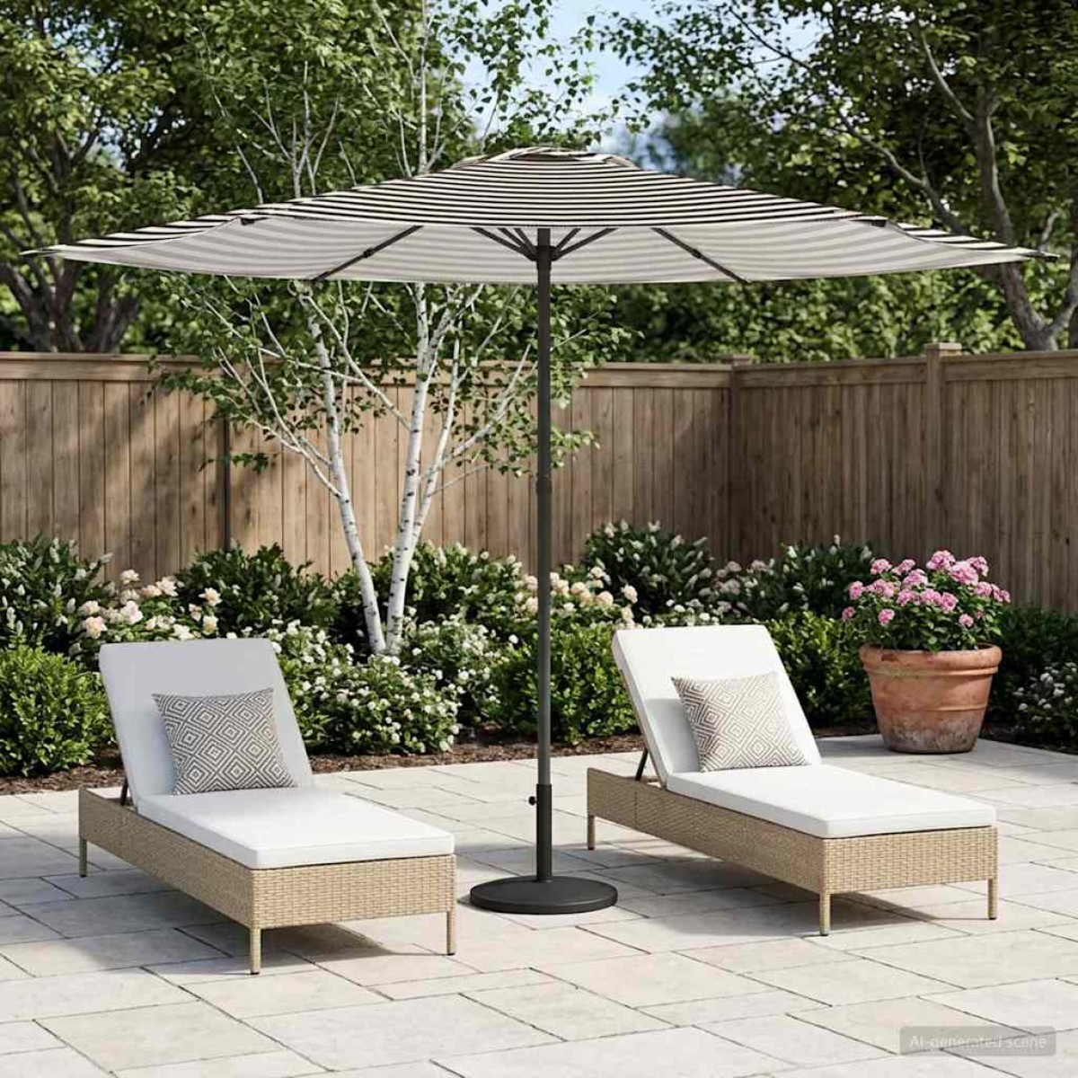 vidaXL Ομπρέλα Κήπου 300 x 300 cm Πολυεστέρας Ορθογώνιος