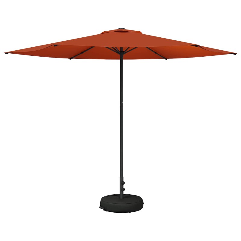 vidaXL Ομπρέλα Κήπου με Βάση 300 x 300 cm Πολυεστέρας Ορθογώνιος