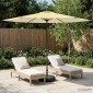 vidaXL Ομπρέλα Κήπου με Βάση 300 x 300 cm Πολυεστέρας Ορθογώνιος