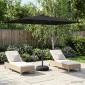 vidaXL Ομπρέλα Κήπου με LED Φώτα και Βάση 200 x 300 cm Πολυεστέρας