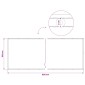 vidaXL Αδιάφανο σκίαστρο μπαλκονιού 150 x 500 cm