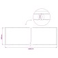 vidaXL Αδιάφανο σκίαστρο μπαλκονιού 200 x 1000 cm