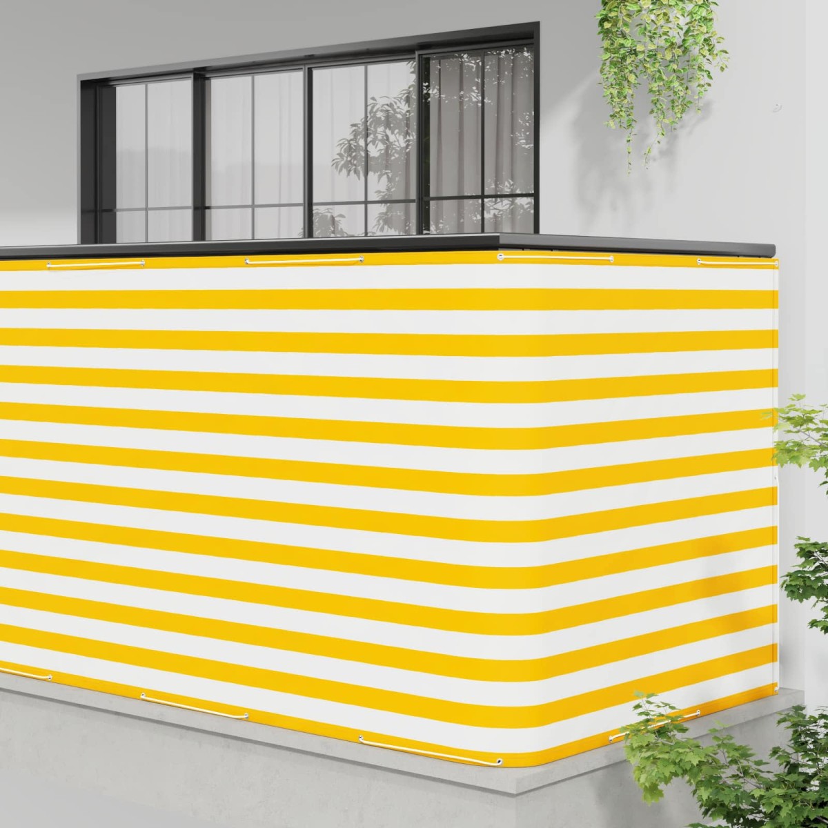 vidaXL Αδιάφανο σκίαστρο μπαλκονιού 150 x 500 cm