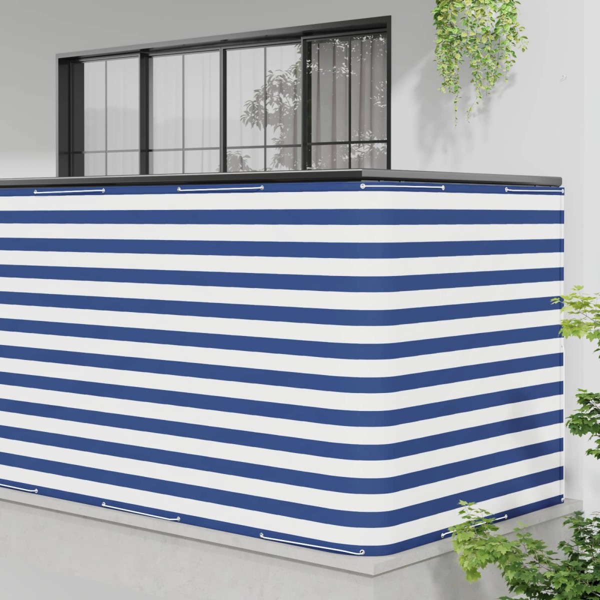 vidaXL Αδιάφανο σκίαστρο μπαλκονιού 150 x 200 cm