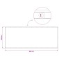 vidaXL Αδιάφανο σκίαστρο μπαλκονιού 200 x 500 cm