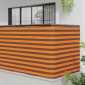 vidaXL Αδιάφανο σκίαστρο μπαλκονιού 150 x 300 cm