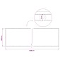 vidaXL Αδιάφανο σκίαστρο μπαλκονιού 200 x 600 cm
