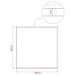 vidaXL Αδιάφανο σκίαστρο μπαλκονιού 200 x 200 cm