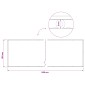 vidaXL Αδιάφανο σκίαστρο μπαλκονιού 180 x 500 cm