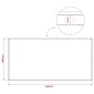 vidaXL Αδιάφανο σκίαστρο μπαλκονιού 200 x 400 cm