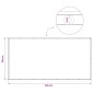 vidaXL Αδιάφανο σκίαστρο μπαλκονιού 150 x 300 cm