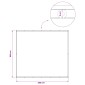 vidaXL Αδιάφανο σκίαστρο μπαλκονιού 180 x 200 cm