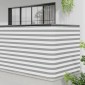 vidaXL Αδιάφανο σκίαστρο μπαλκονιού 150 x 500 cm
