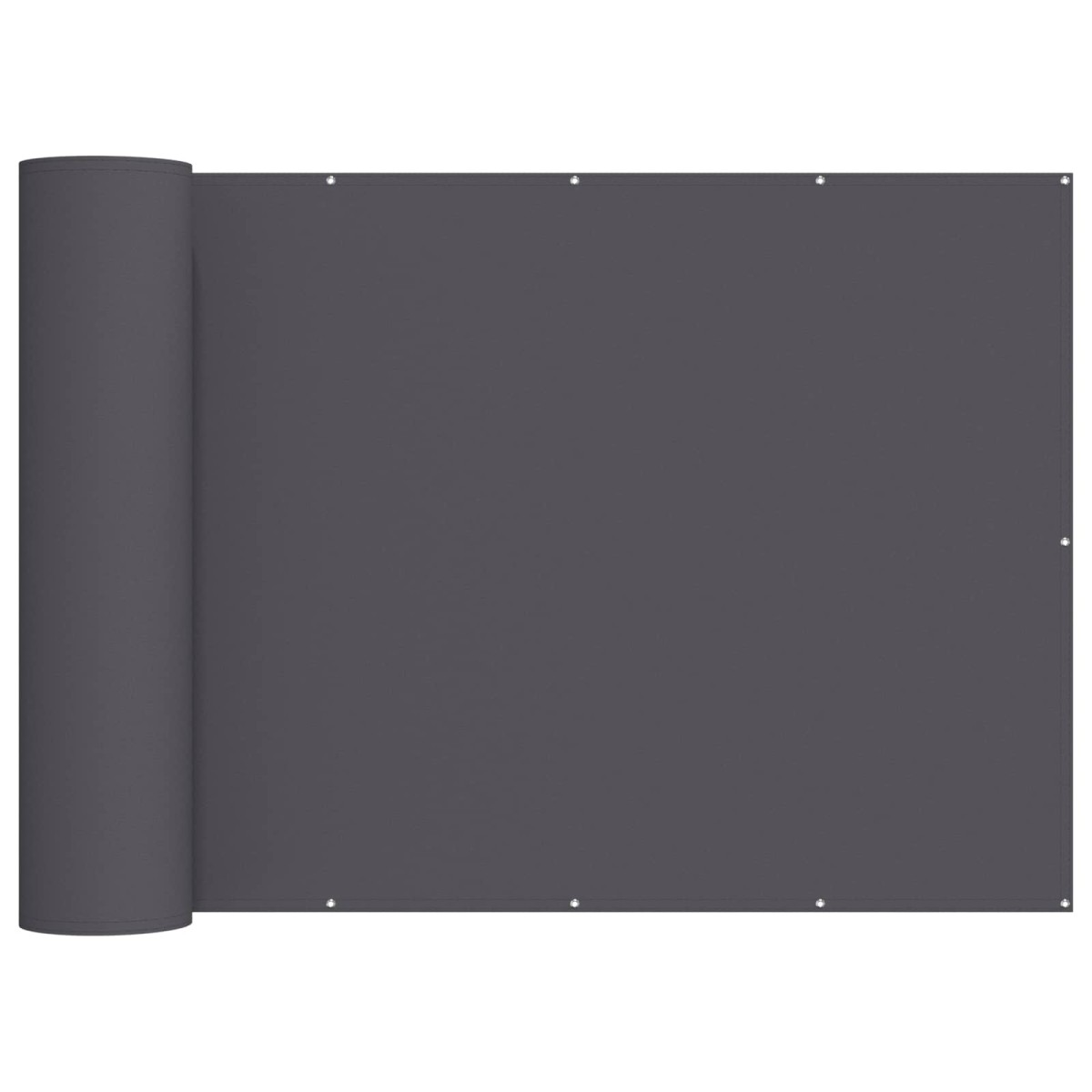 vidaXL Αδιάφανο σκίαστρο μπαλκονιού 1,2 x 15 m Ύφασμα με επικάλυψη PU