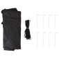 vidaXL Σκηνή με 4 Πλευρικούς Τοίχους 2,9 x 5,8 μ Στρατιωτική Καμουφλάζ