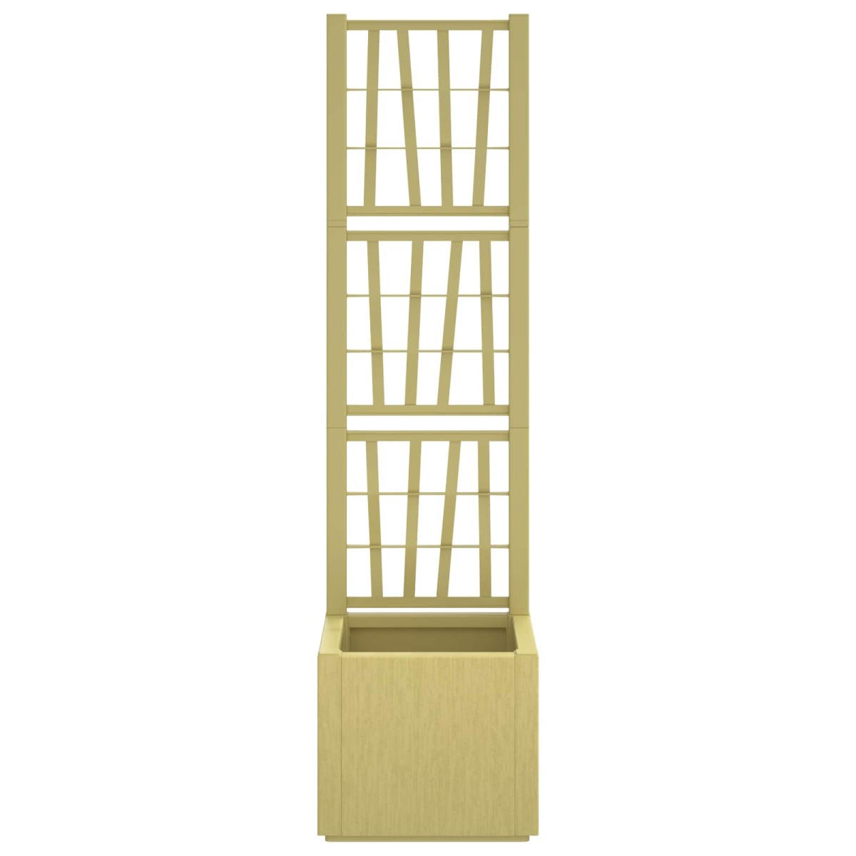 vidaXL Κηποτινάκι με Τρέλα Πράσινο 36 x 36 x 140 εκ. PP