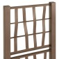 vidaXL Κηποτινάκι με Τρέλα Καφέ 36 x 36 x 140 εκ. PP