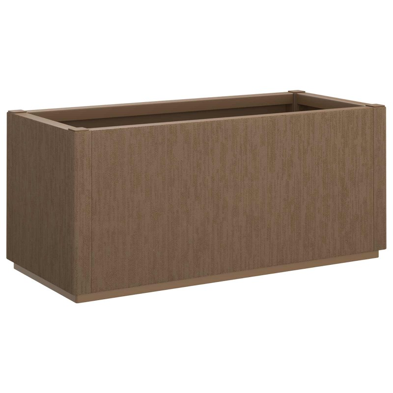 vidaXL Κουτί Λουλουδιών Κήπου Καφέ 80 x 36 x 35 εκ PP