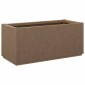 vidaXL Κουτί Λουλουδιών Κήπου Καφέ 80 x 36 x 35 εκ PP