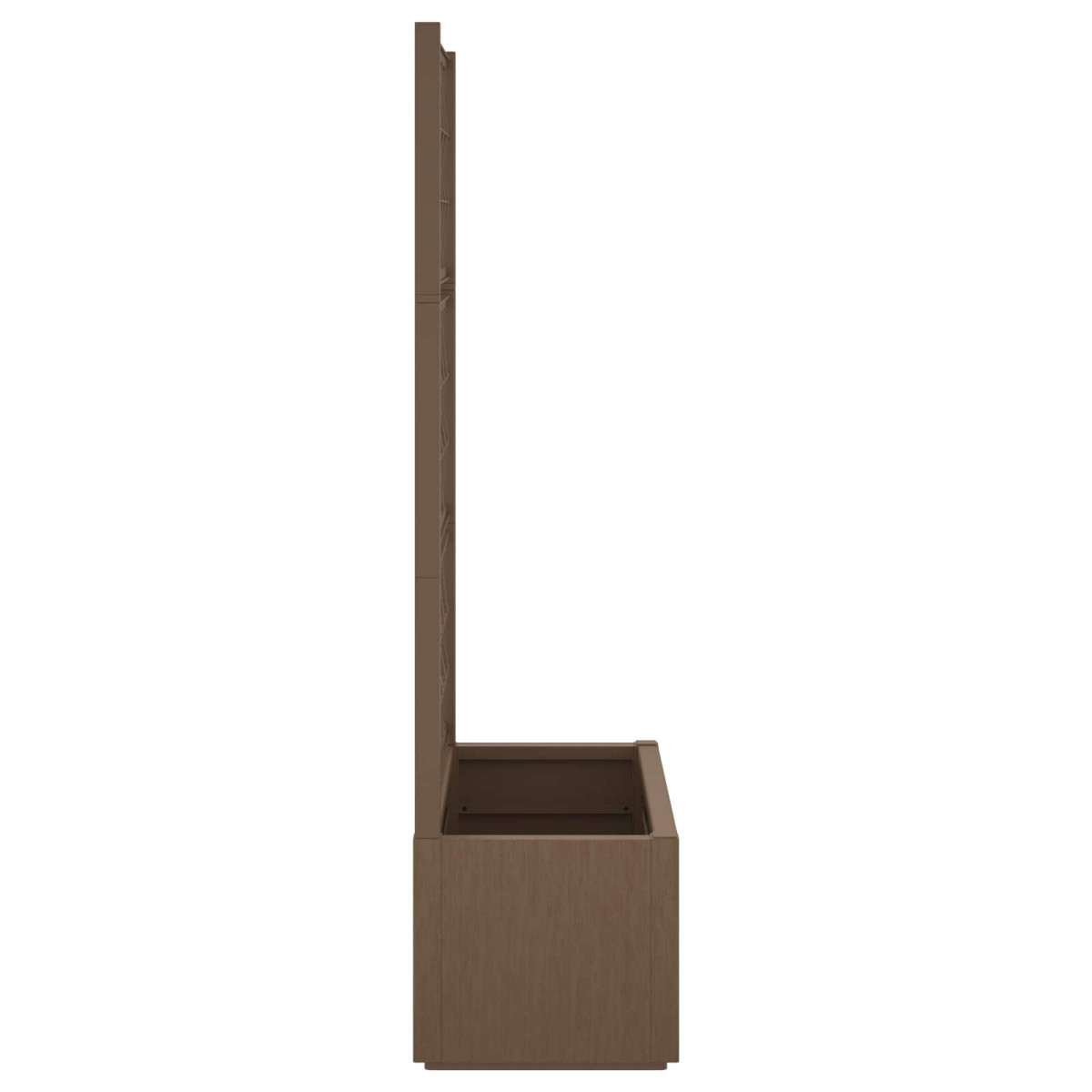 vidaXL Κηποτινάκι με Τρέλα Καφέ 80 x 36 x 140 εκ PP