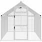 vidaXL Κλουβί Πουλιών Ασημί 181,5 x 221 x 173,5 εκ