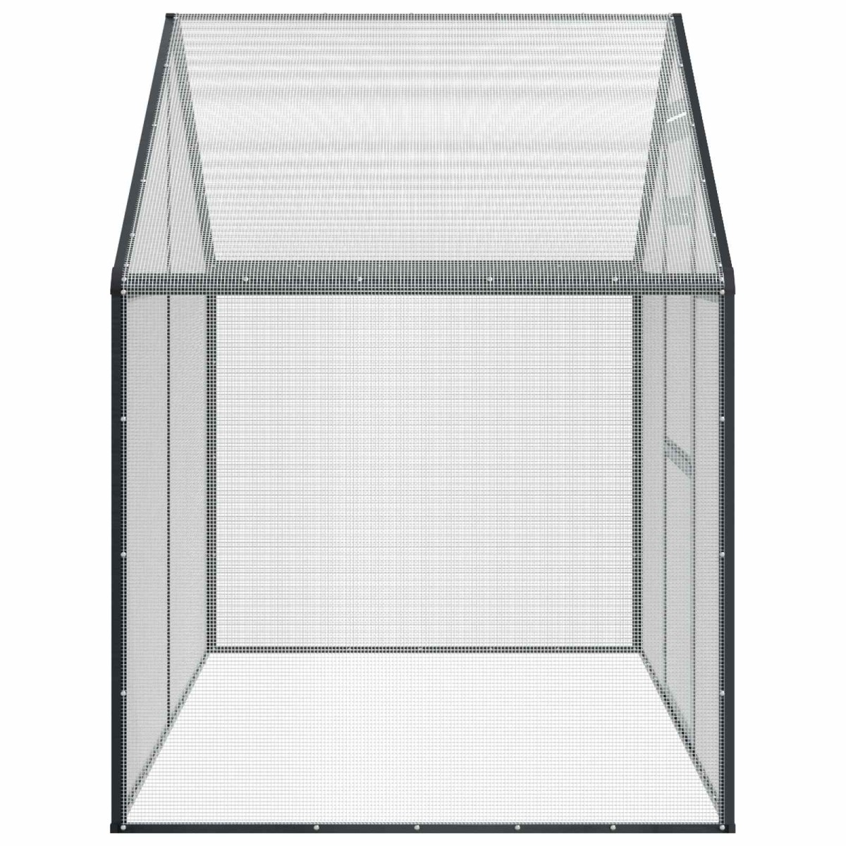 vidaXL Κλουβί Πουλιών Ανθρακί 181,5 x 112 x 173,5 εκ.