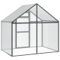 vidaXL Κλουβί Πουλιών Ανθρακί 181,5 x 112 x 173,5 εκ.