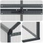 vidaXL Κλουβί Πουλιών Ανθρακί 181,5 x 112 x 173,5 εκ.