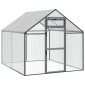 vidaXL Κλουβί Πουλιών Ανθρακί 181,5 x 221 x 173,5 εκ