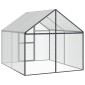 vidaXL Κλουβί Πουλιών Ανθρακί 181,5 x 221 x 173,5 εκ