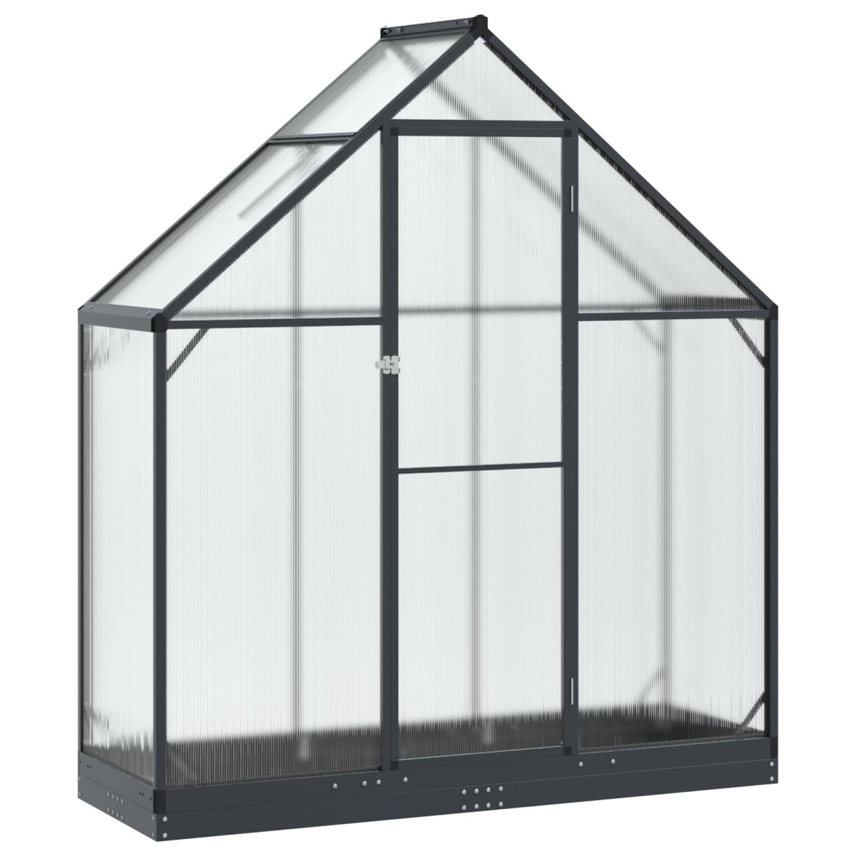 vidaXL Θερμοκήπιο Κήπου με πόρτα Ανθρακί 183,5 x 63,5 x 207 εκ.