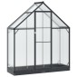 vidaXL Θερμοκήπιο Κήπου με πόρτα Ανθρακί 183,5 x 63,5 x 207 εκ.