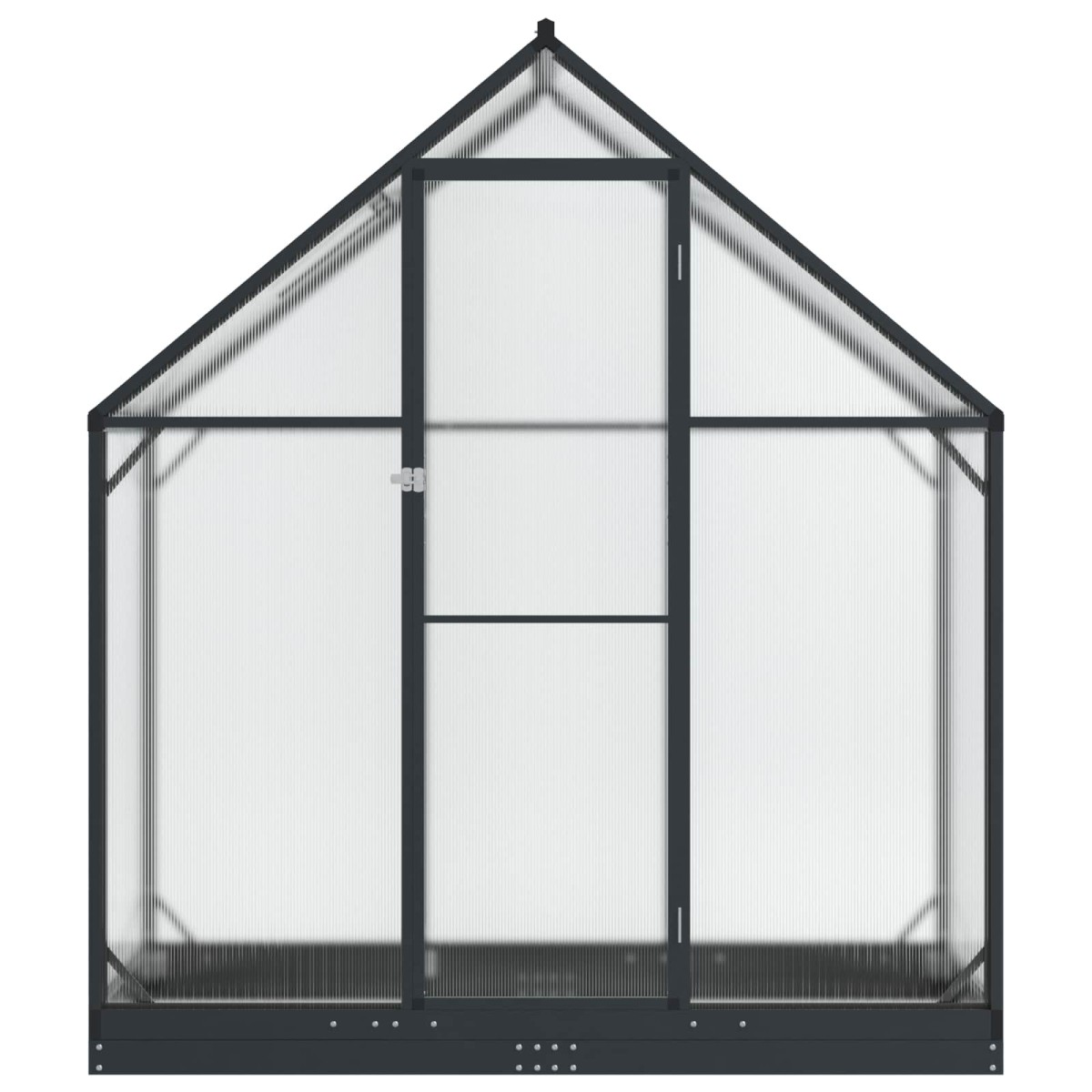 vidaXL Θερμοκήπιο Κήπου με πόρτα Ανθρακί 183,5 x 63,5 x 207 εκ.