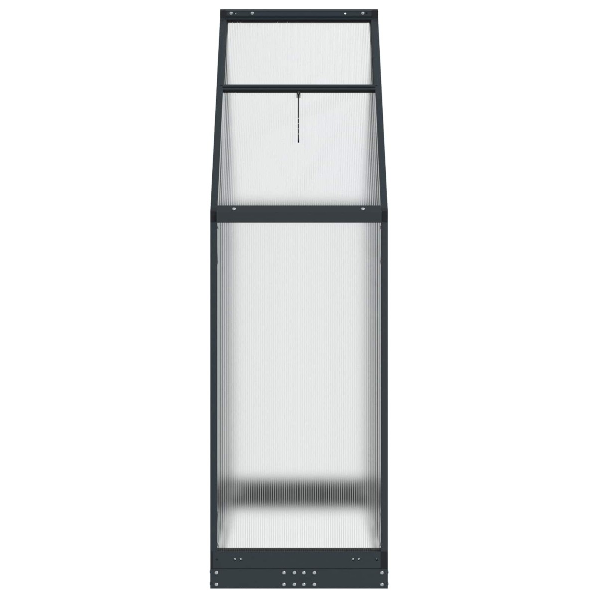 vidaXL Θερμοκήπιο Κήπου με πόρτα Ανθρακί 183,5 x 63,5 x 207 εκ.
