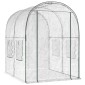 vidaXL Θερμοκήπιο με σκελετό 160 x 200 x 192,5 εκ. PVC Διαφανές