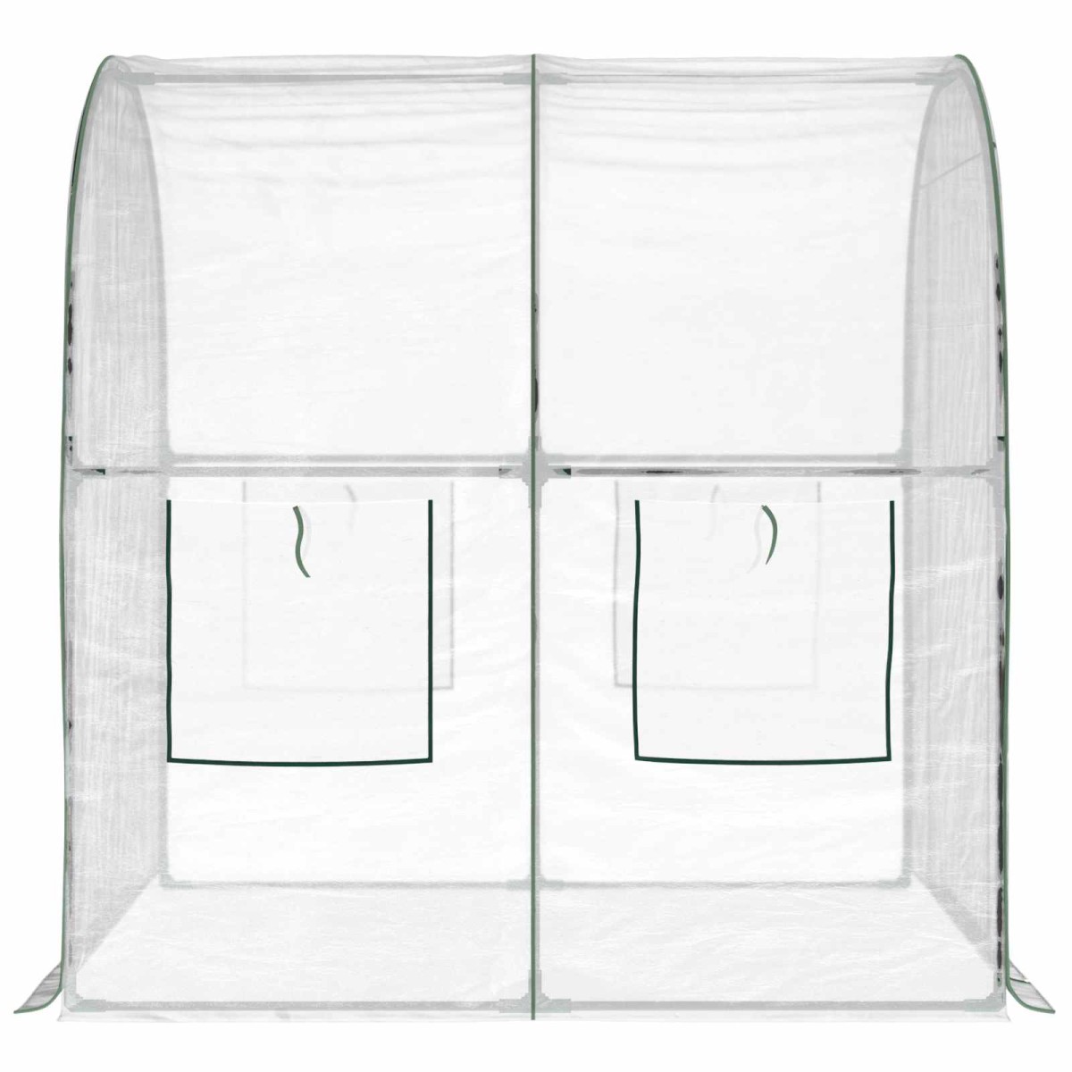 vidaXL Θερμοκήπιο με σκελετό 160 x 200 x 192,5 εκ. PVC Διαφανές